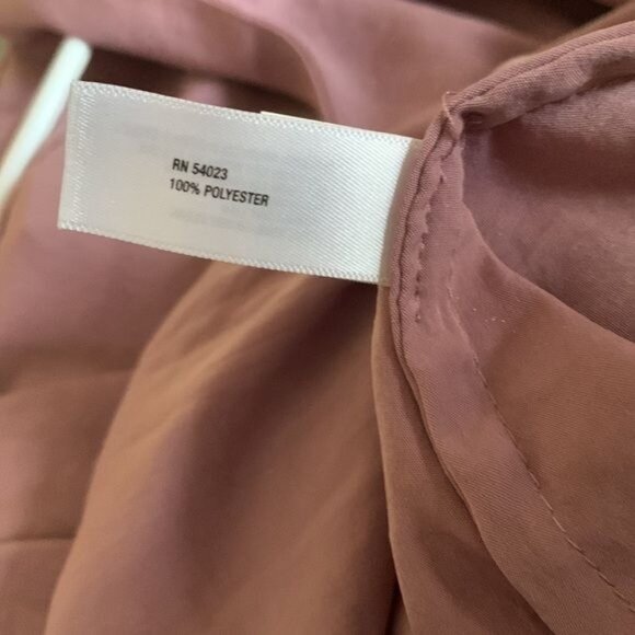 Gap Womens Pink V-Neck Sleeveless Tie Front Blouse L - Picture 3 of 7